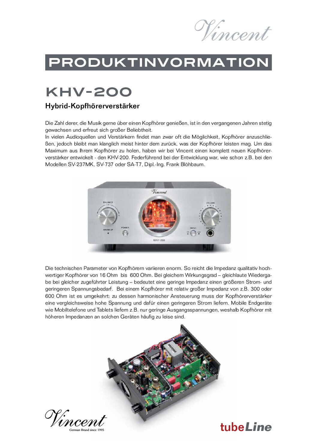 Vincent KHV-200 Hybrid Kopfhörerverstärker – Bild 5