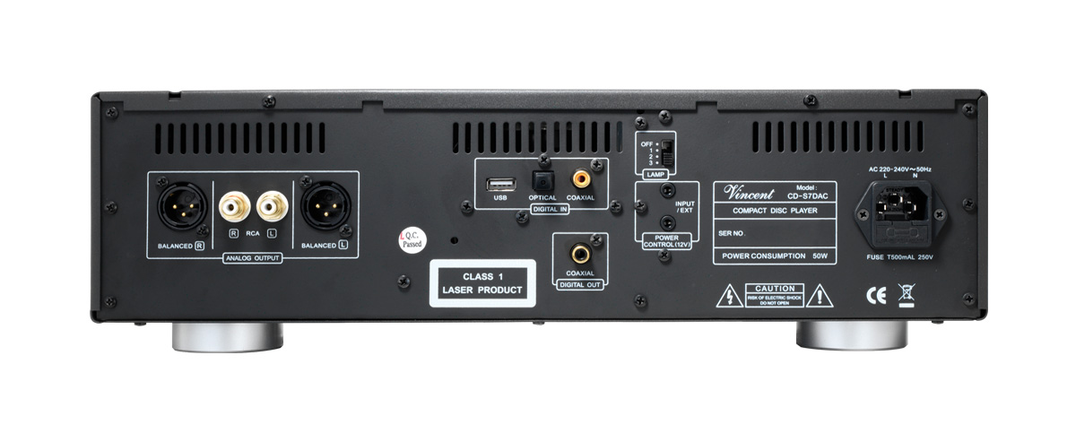 Vincent CD-S7 DAC Hybrid CD-Player – Bild 3