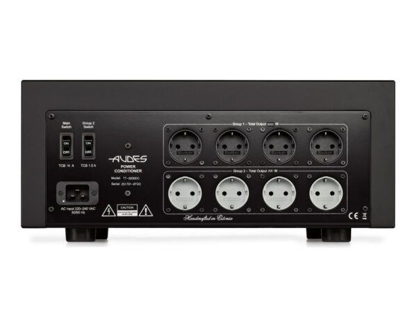 AUDES TT-3200DC 3000+200VA, Netztrenntrafo mit Gruppenschaltung – Bild 2